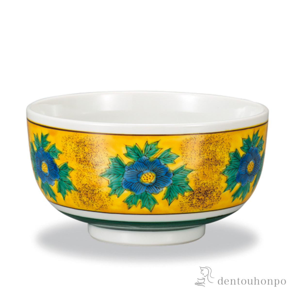 丼 吉田屋風牡丹 5号≪在庫確認後、1~3営業日で出荷≫ ( どんぶり 食器 器 親子丼 しらす丼 九谷焼 )