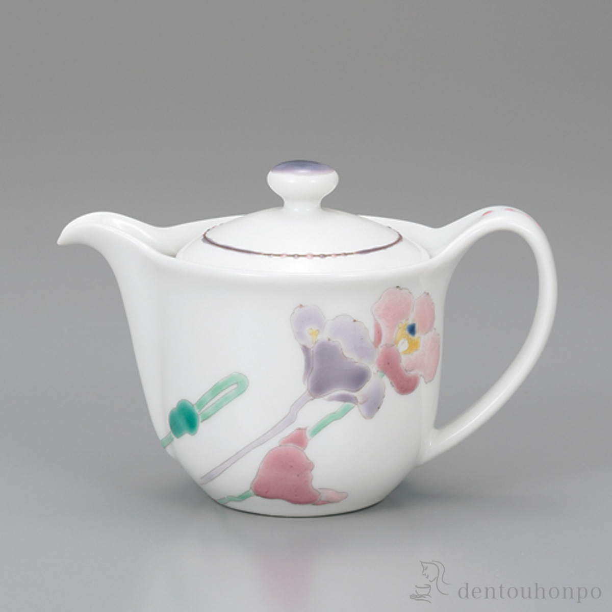 ポット急須 ポピー 茶こし付≪在庫確認後、1~3営業日で出荷≫ ( ティーポット お茶 煎茶 日本茶 おすすめ 九谷焼 )