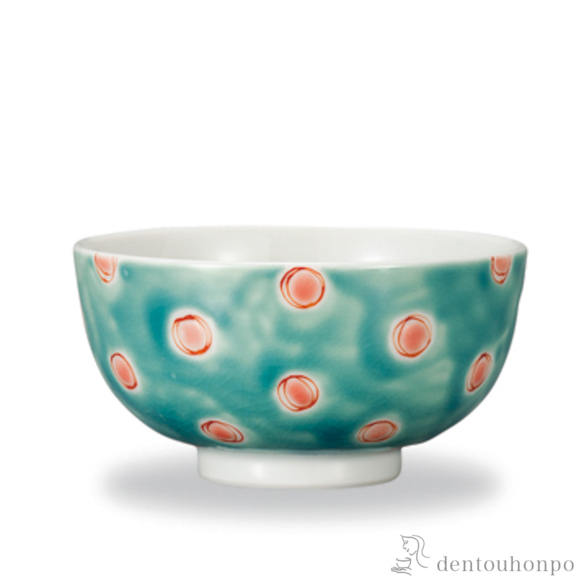 プチ飯碗 水玉≪在庫確認後、1~3営業日で出荷≫ ( ごはん 白ご飯 お茶碗 飯碗 おすすめ 九谷焼 )