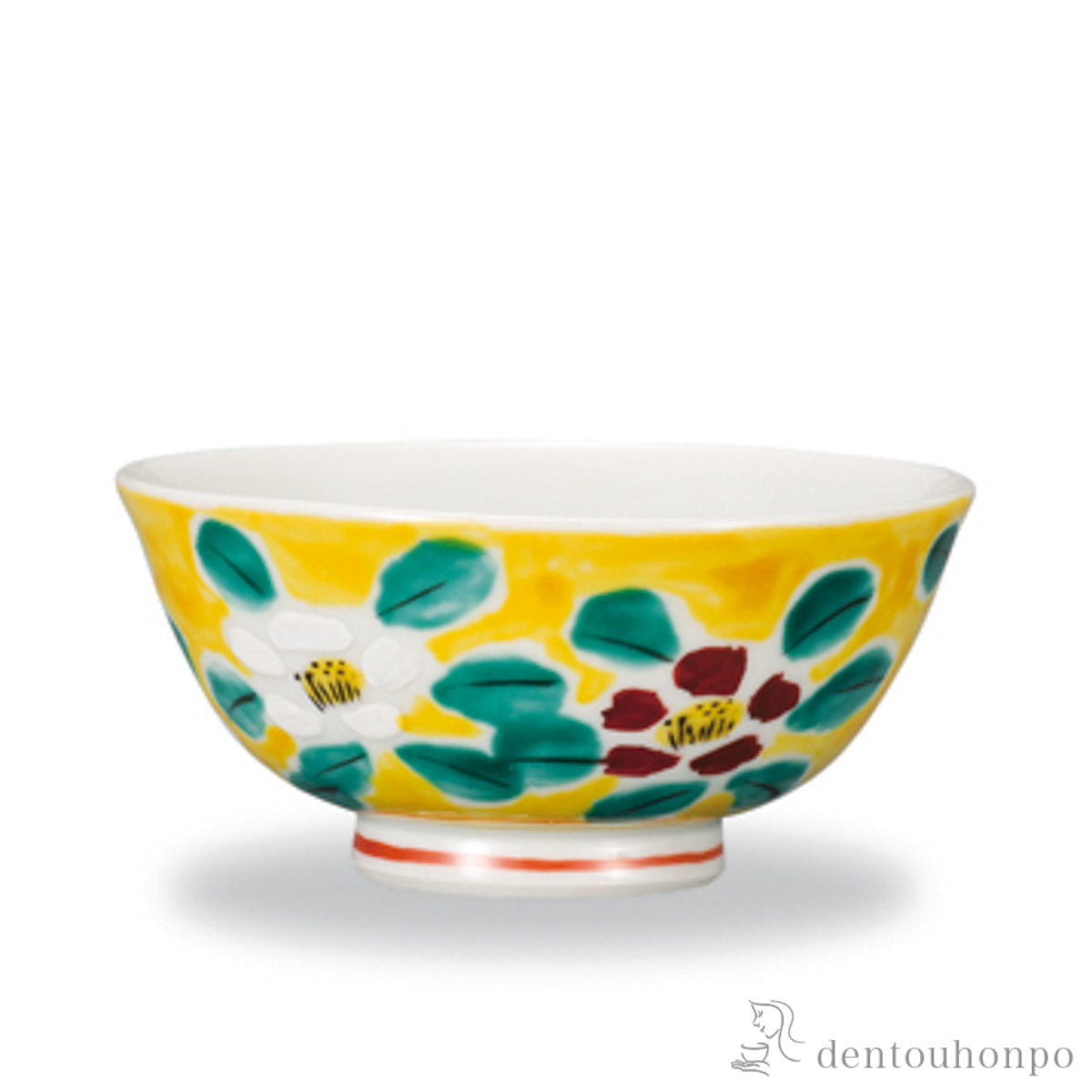 【送料無料】プチ飯碗 花文≪在庫確認後、1~3営業日で出荷≫ ( ごはん 白ご飯 お茶碗 飯碗 おすすめ 九谷焼 )