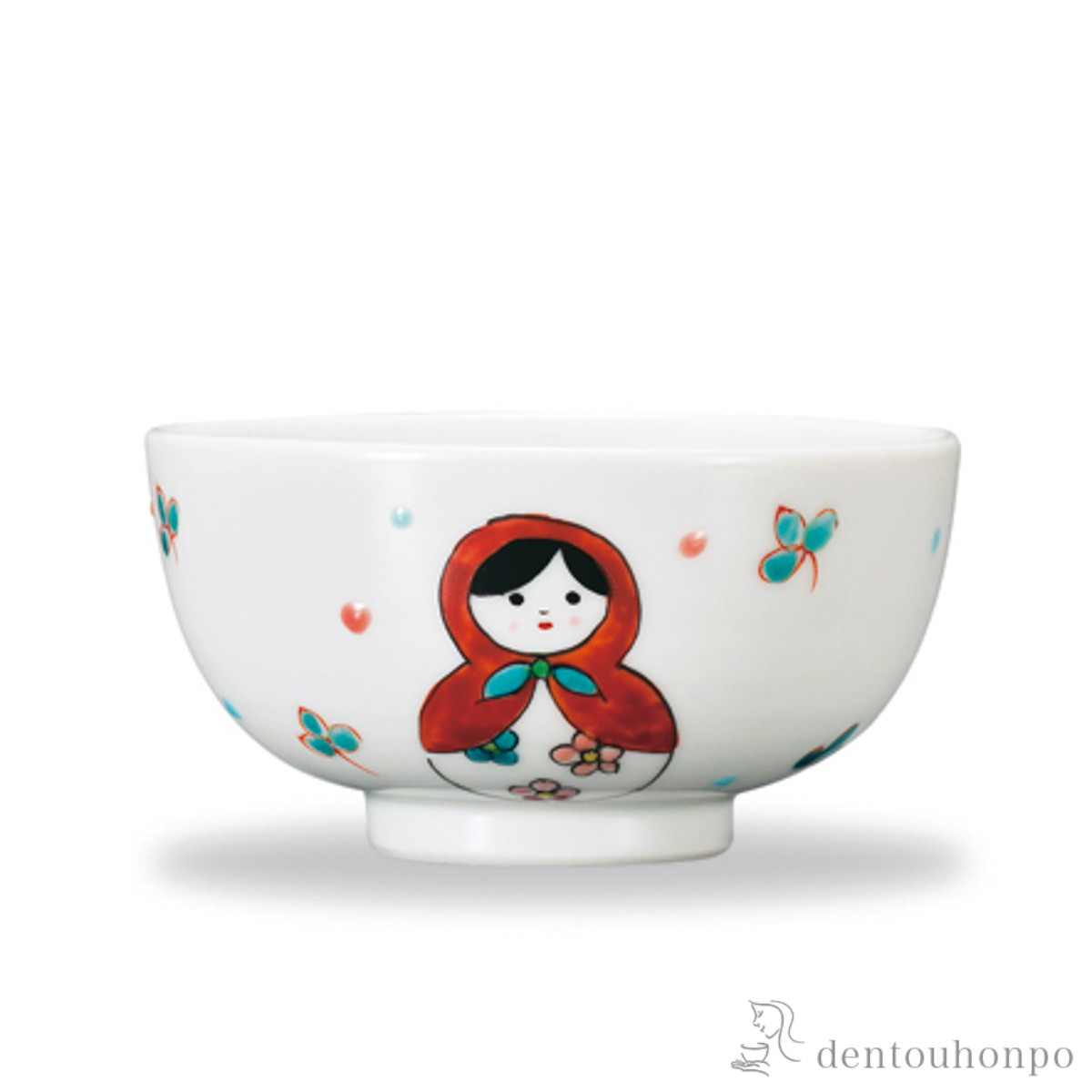 【送料無料】プチ飯碗 マトリョーシカ≪在庫確認後、1~3営業日で出荷≫ ( ごはん 白ご飯 お茶碗 飯碗 おすすめ 九谷焼 )