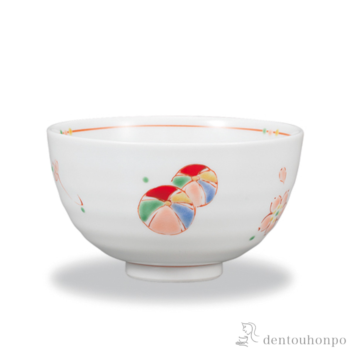 飯碗 桜てまり≪在庫確認後、1~3営業日で出荷≫ ( ごはん 白ご飯 お茶碗 飯碗 おすすめ 九谷焼 )