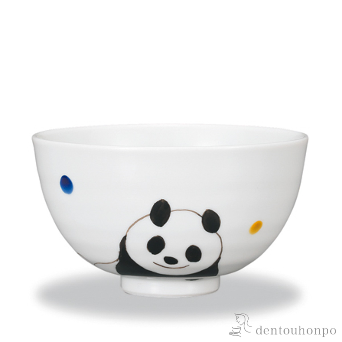 【送料無料】飯碗 パンダ≪在庫確認後、1~3営業日で出荷≫ ( ごはん 白ご飯 お茶碗 飯碗 おすすめ 九谷焼 )