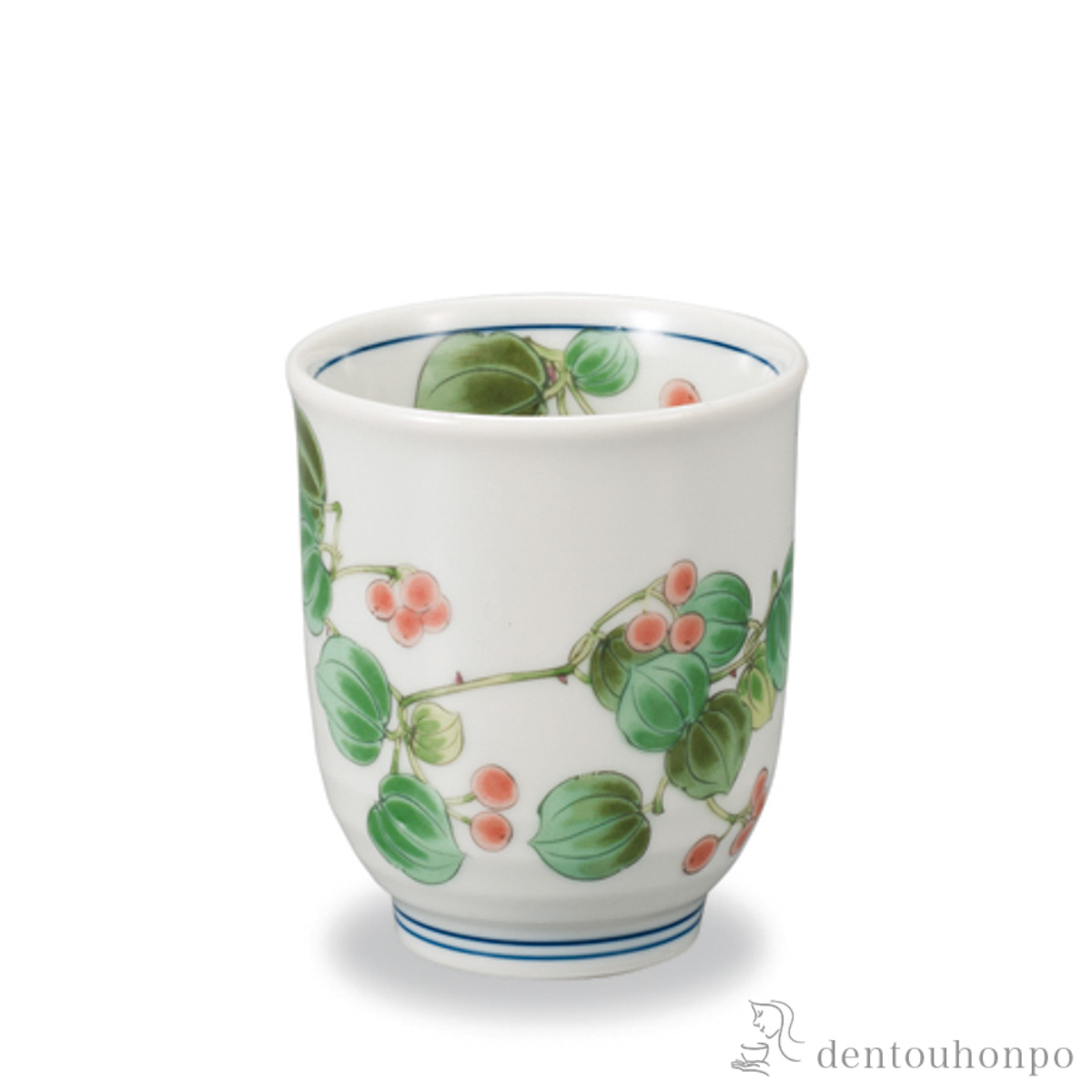 湯呑 山帰来≪在庫確認後、1~3営業日で出荷≫ ( 湯のみ ゆのみ 湯飲み カップ プレゼント 九谷焼 )