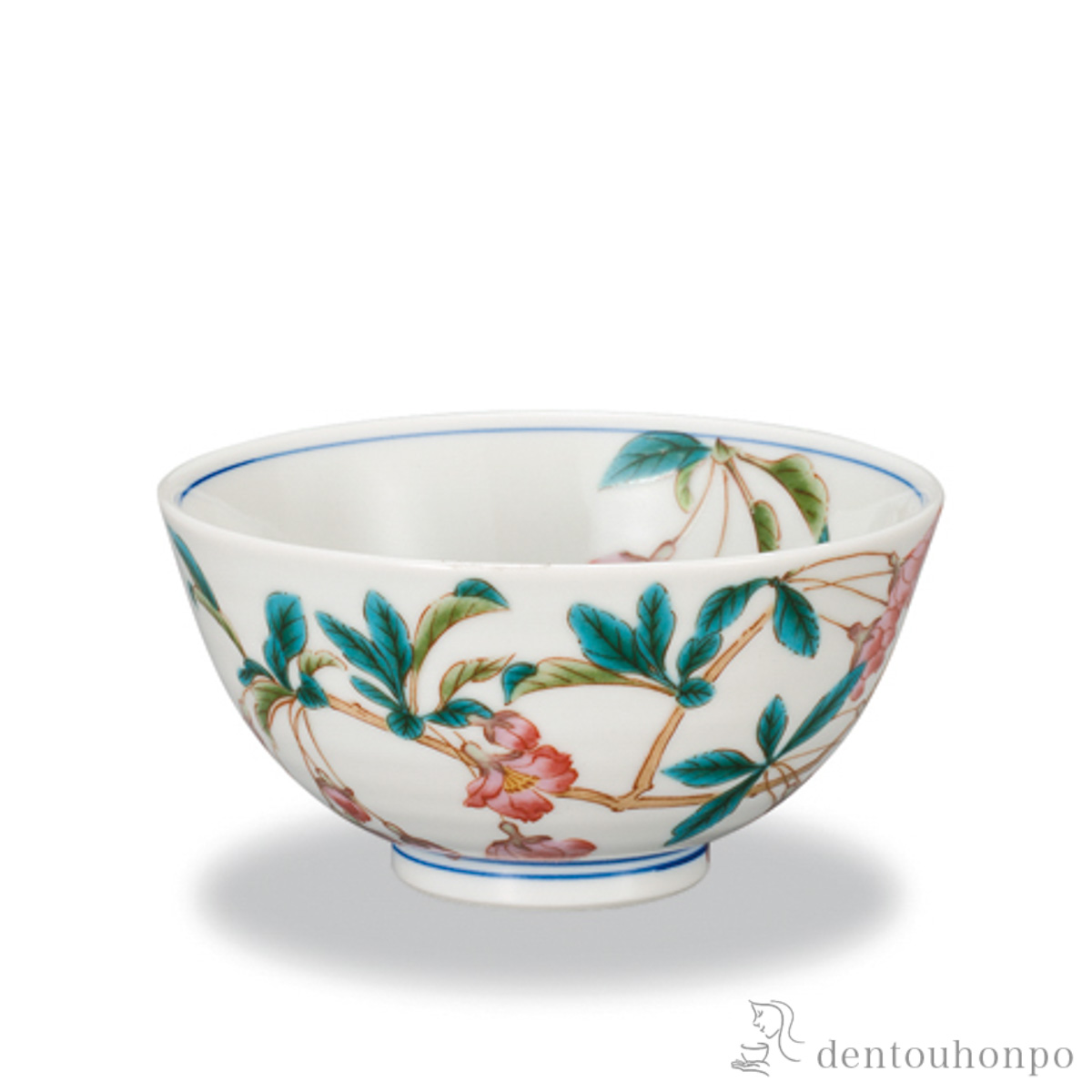 飯碗 花海棠≪在庫確認後、1~3営業日で出荷≫ ( ごはん 白ご飯 お茶碗 飯碗 おすすめ 九谷焼 )