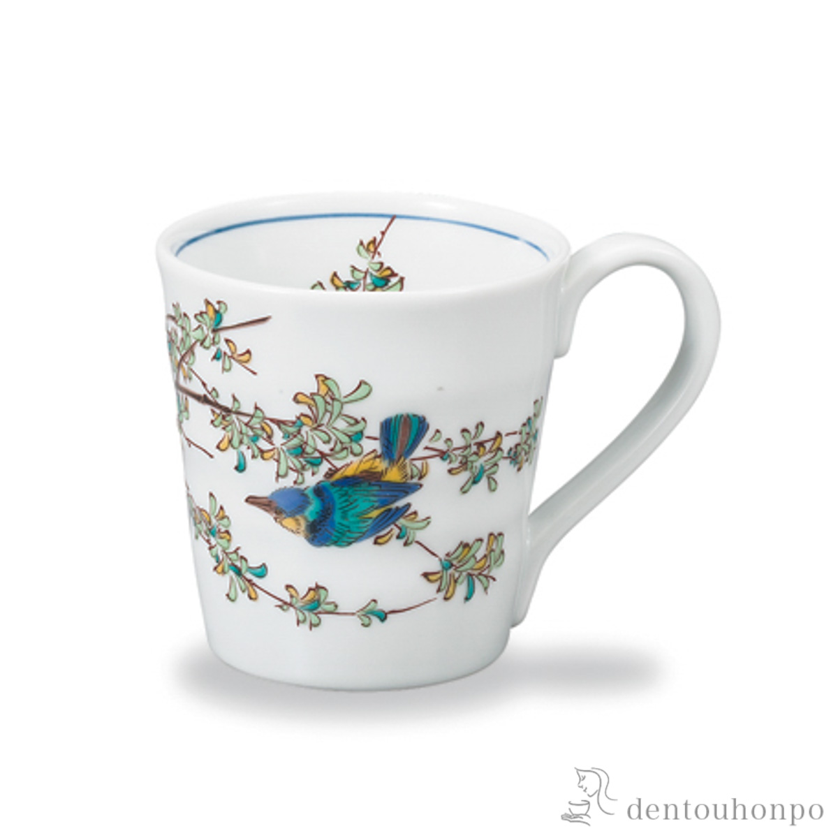 マグカップ 川せみ≪在庫確認後、1~3営業日で出荷≫ ( プレゼント デザイン マグ オリジナル タンブラー 九谷焼 )