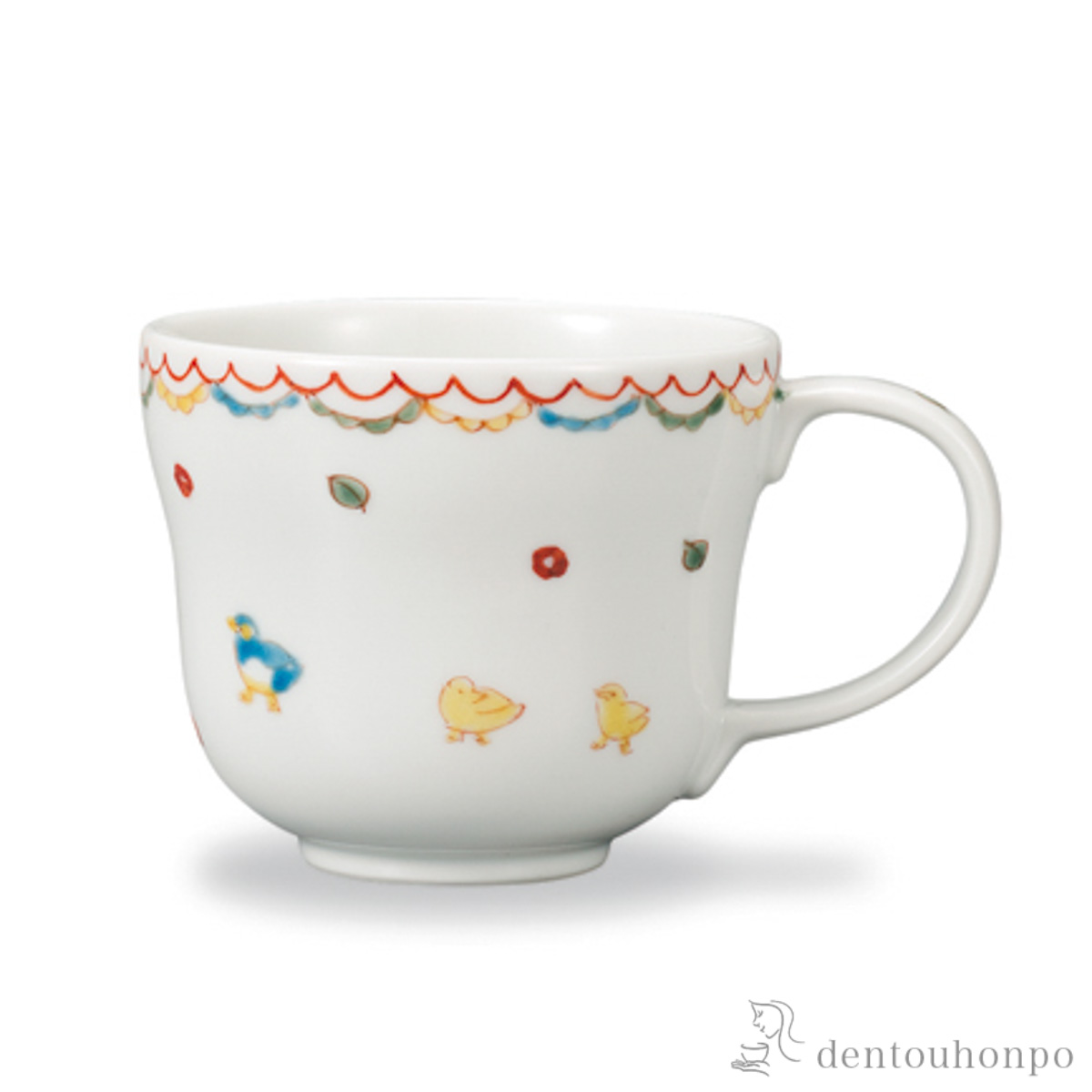 【送料無料】マグカップ 小鳥の発表会≪在庫確認後、1~3営業日で出荷≫ ( プレゼント デザイン マグ オリジナル タンブラー 九谷焼 )