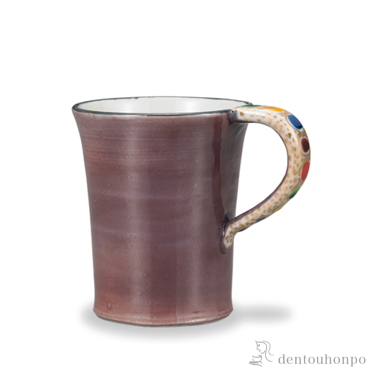 【送料無料】マグカップ バァイオレット≪在庫確認後、1~3営業日で出荷≫ ( プレゼント デザイン マグ オリジナル タンブラー 九谷焼 )