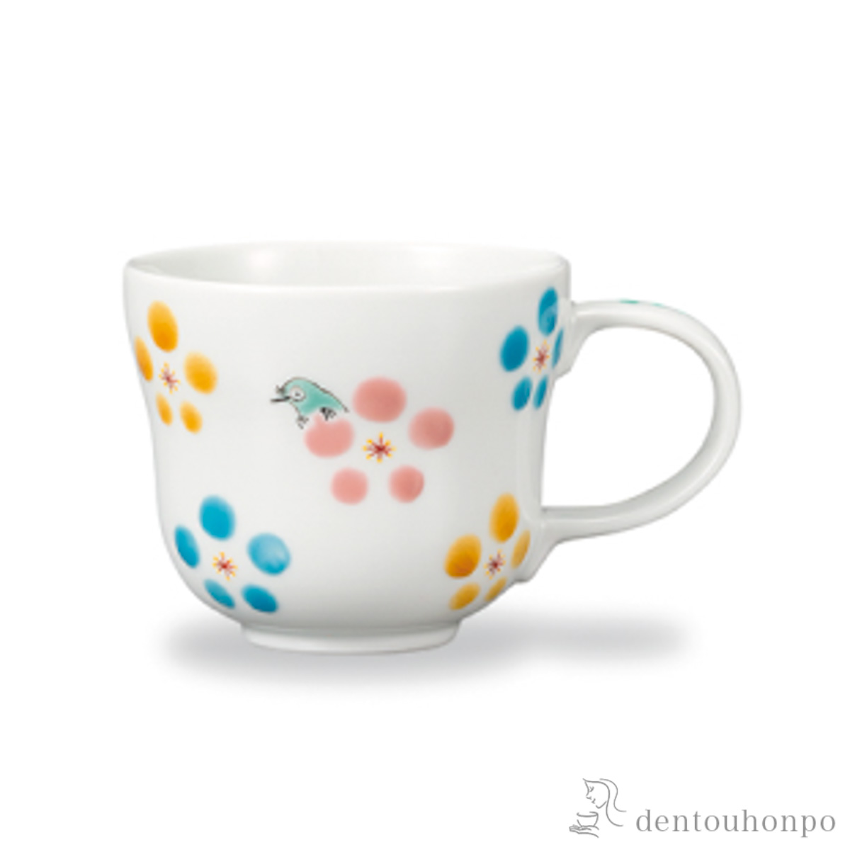 マグカップ 梅日和≪在庫確認後、1~3営業日で出荷≫ ( プレゼント デザイン マグ オリジナル タンブラー 九谷焼 )