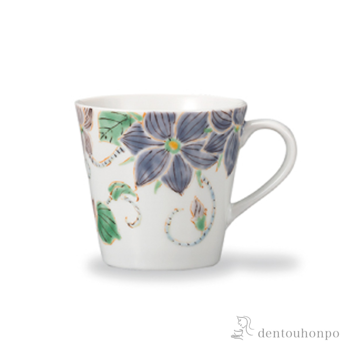 マグカップ 鉄仙≪在庫確認後、1~3営業日で出荷≫ ( プレゼント デザイン マグ オリジナル タンブラー 九谷焼 )