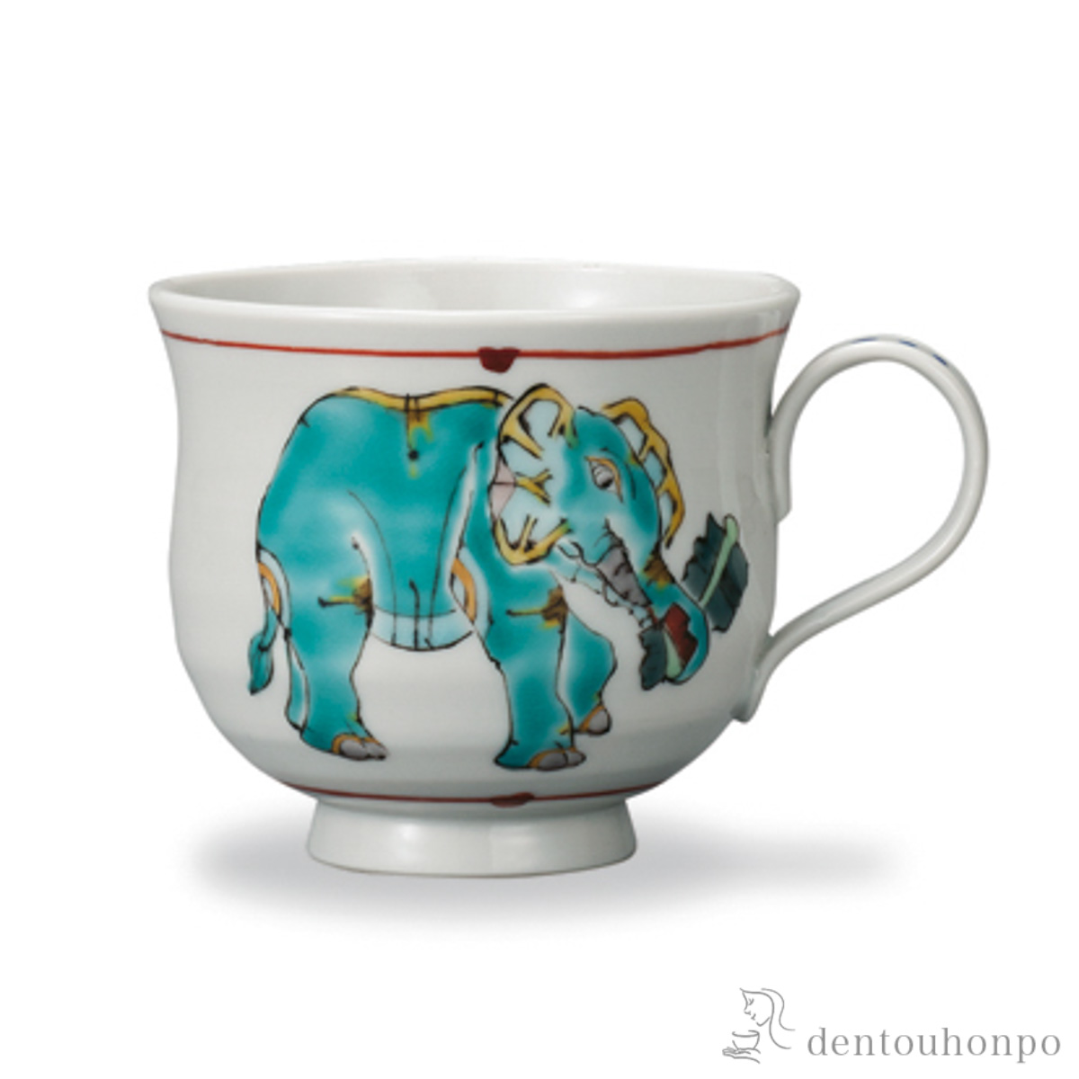 【送料無料】マグカップ 神象≪在庫確認後、1~3営業日で出荷≫ ( プレゼント デザイン マグ オリジナル タンブラー 九谷焼 )