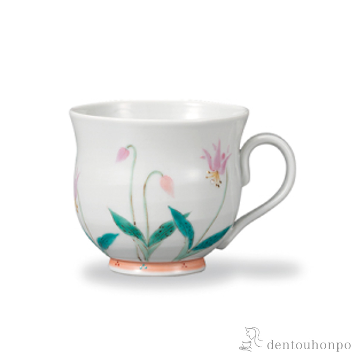 【送料無料】マグカップ カタクリ≪在庫確認後、1~3営業日で出荷≫ ( プレゼント デザイン マグ オリジナル タンブラー 九谷焼 )