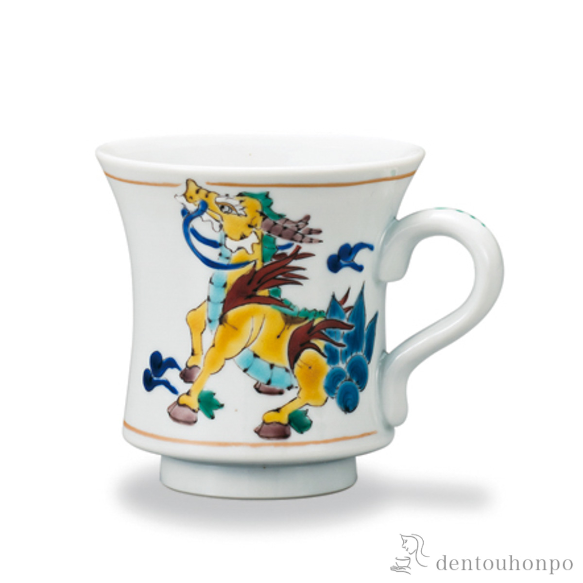 【送料無料】マグカップ 麒麟≪在庫確認後、1~3営業日で出荷≫ ( プレゼント デザイン マグ オリジナル タンブラー 九谷焼 )