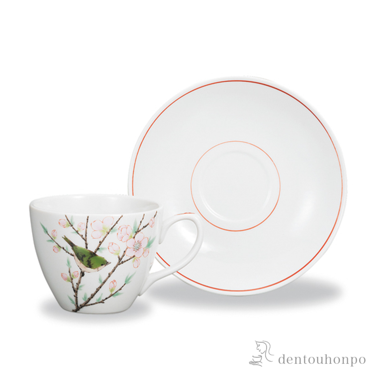 【送料無料】カップ＆ソーサー 春≪在庫確認後、1~3営業日で出荷≫ ( セット ソーサー ティーカップ 美味しい おすすめ 九谷焼 )