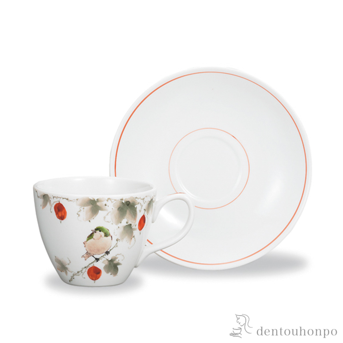 【送料無料】カップ＆ソーサー 秋≪在庫確認後、1~3営業日で出荷≫ ( セット ソーサー ティーカップ 美味しい おすすめ 九谷焼 )