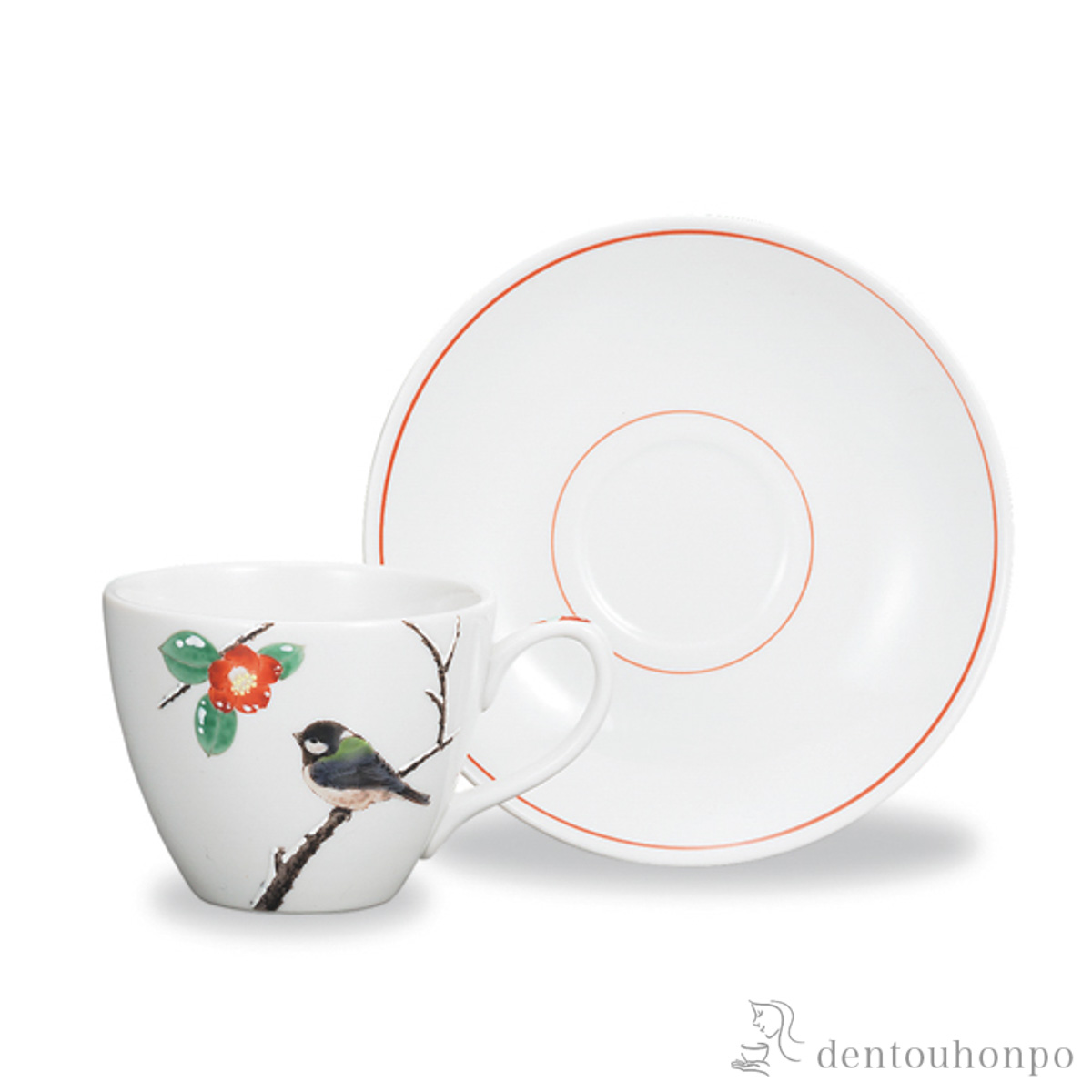 【送料無料】カップ＆ソーサー 冬≪在庫確認後、1~3営業日で出荷≫ ( セット ソーサー ティーカップ 美味しい おすすめ 九谷焼 )