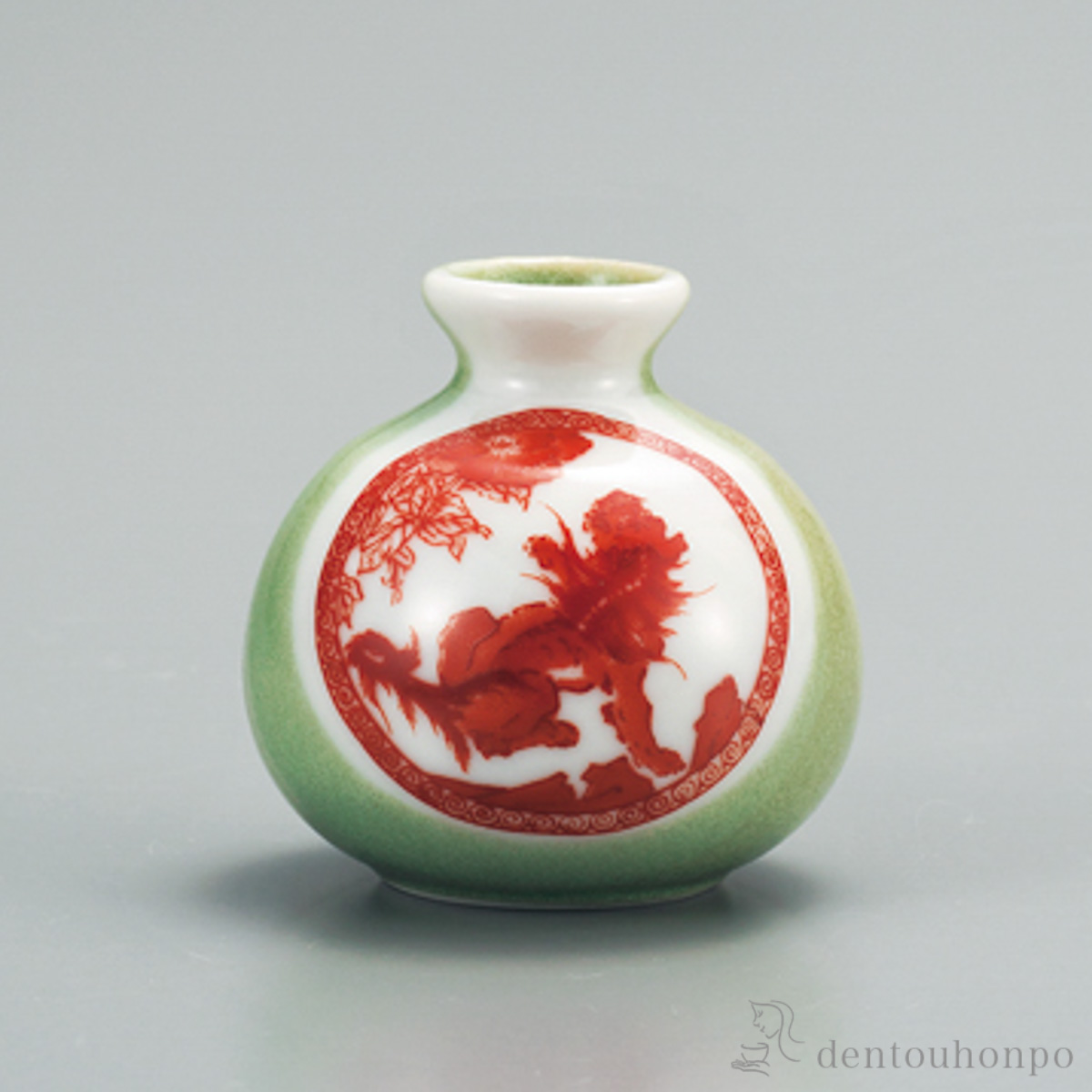 一輪生 飯田屋画風 1.8号≪在庫確認後、1~3営業日で出荷≫ ( 花瓶 おしゃれ 花器 フラワーベース おすすめ 九谷焼 )