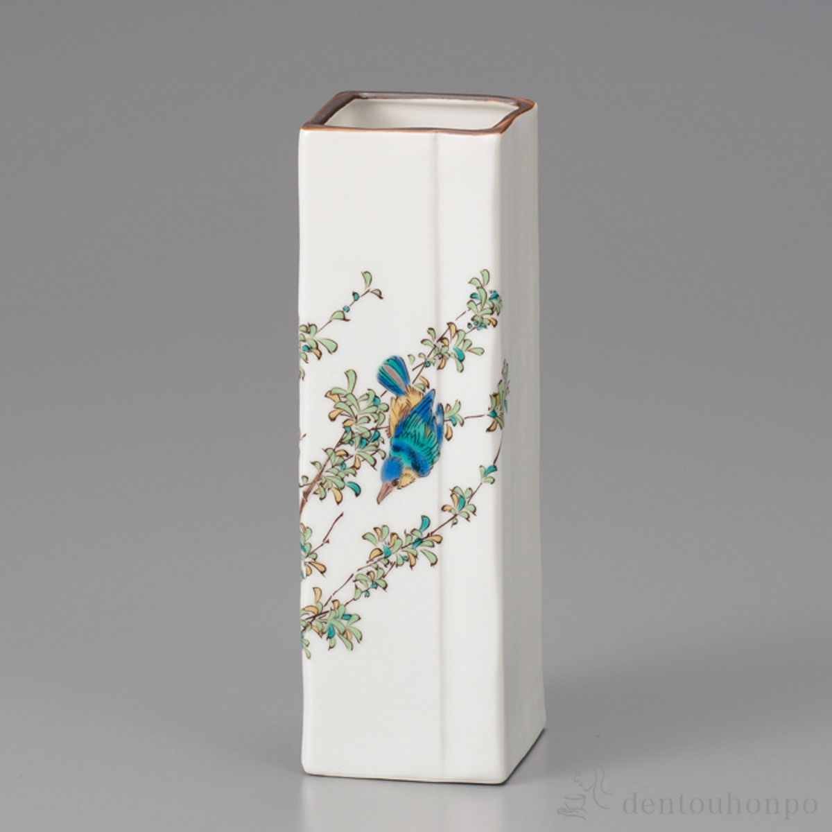 一輪生 川せみ 6号≪在庫確認後、1~3営業日で出荷≫ ( 花瓶 おしゃれ 花器 フラワーベース おすすめ 九谷焼 )