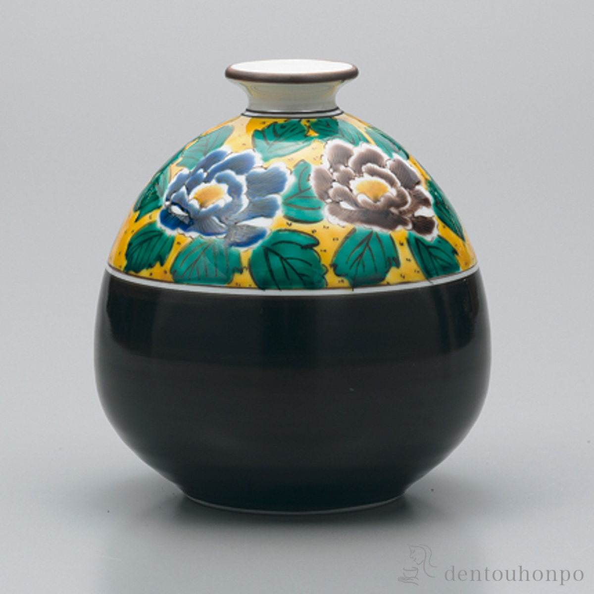 【送料無料】花瓶 吉田屋風 4号≪在庫確認後、1~3営業日で出荷≫ ( 木札名入れ有料 ガラス フラワーベース 花器 一輪挿し おすすめ 九谷焼 )