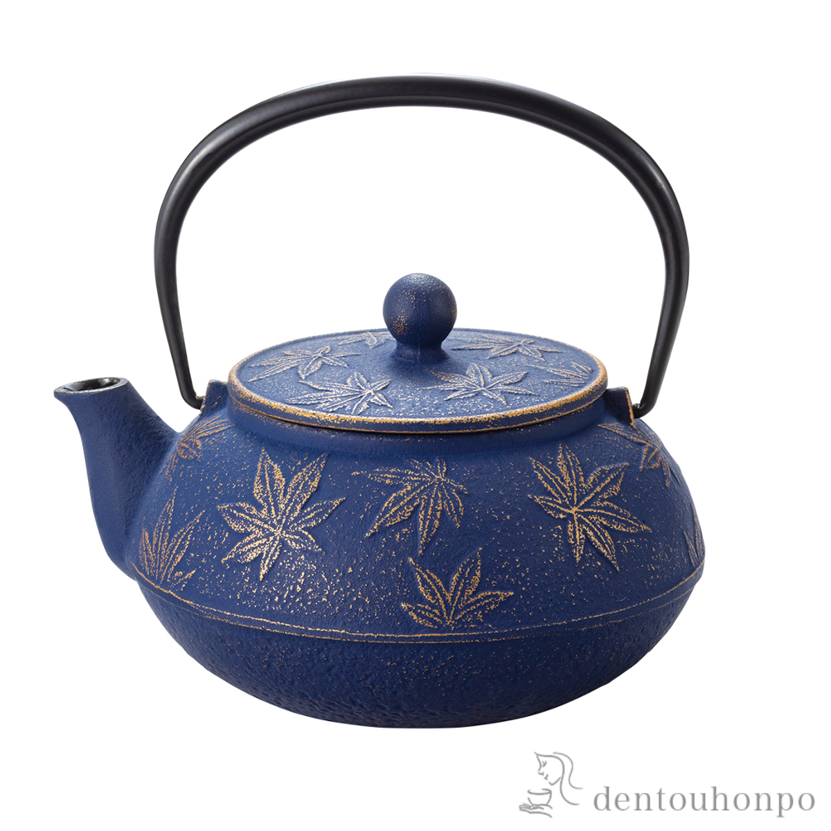 【送料無料】急須5型 カエデ 金／EBU 茶こし付≪売り切れました≫ ( 岩鋳 ティーポット お茶 煎茶 日本茶 おすすめ 南部鉄器 )