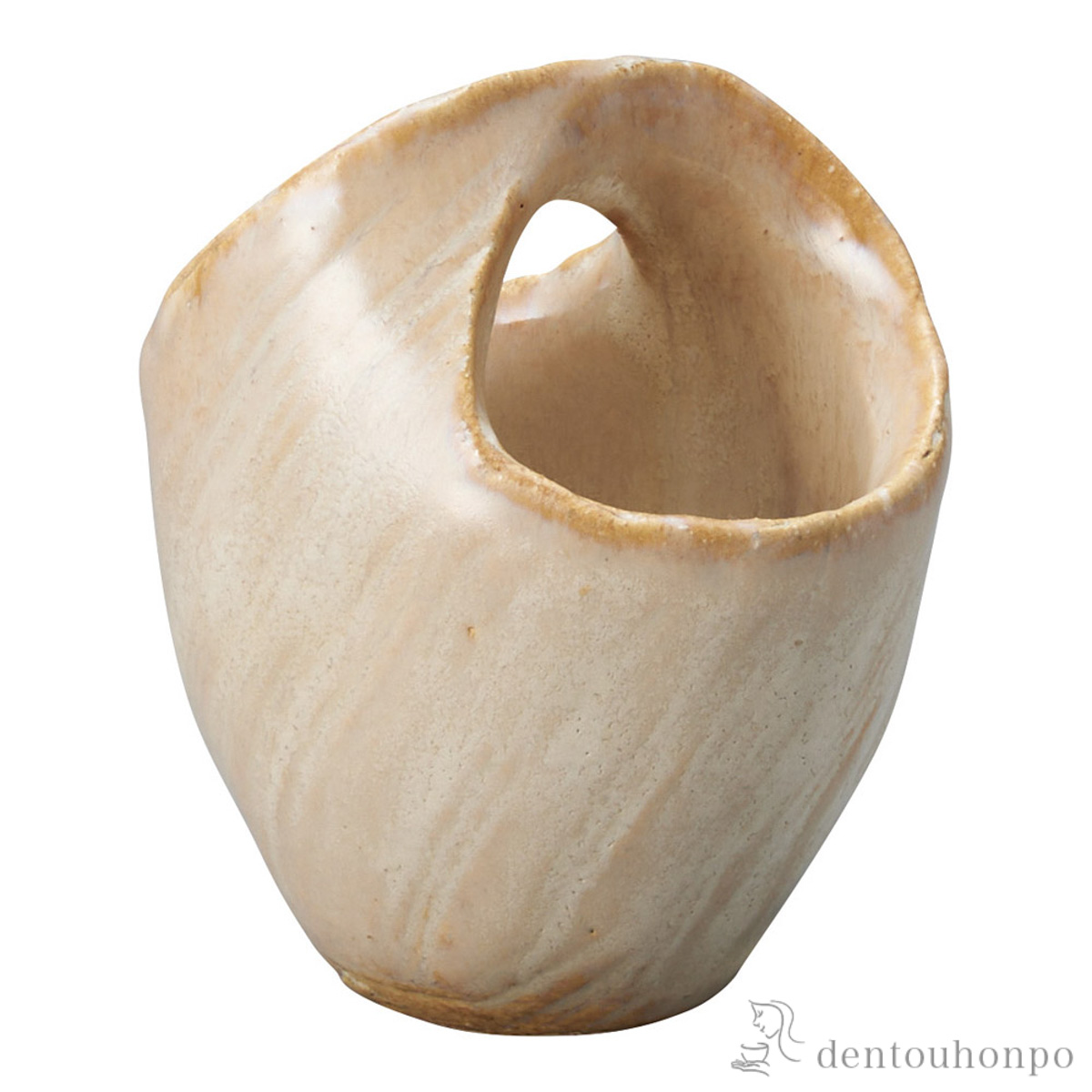 【送料無料】花瓶 回廊 白練 小≪在庫確認後、21営業日程で出荷≫ ( へちもん 木札名入れ有料 母の日 プレゼント 初任給 ガラス フラワーベース 花器 一輪挿し おすすめ 信楽焼 )