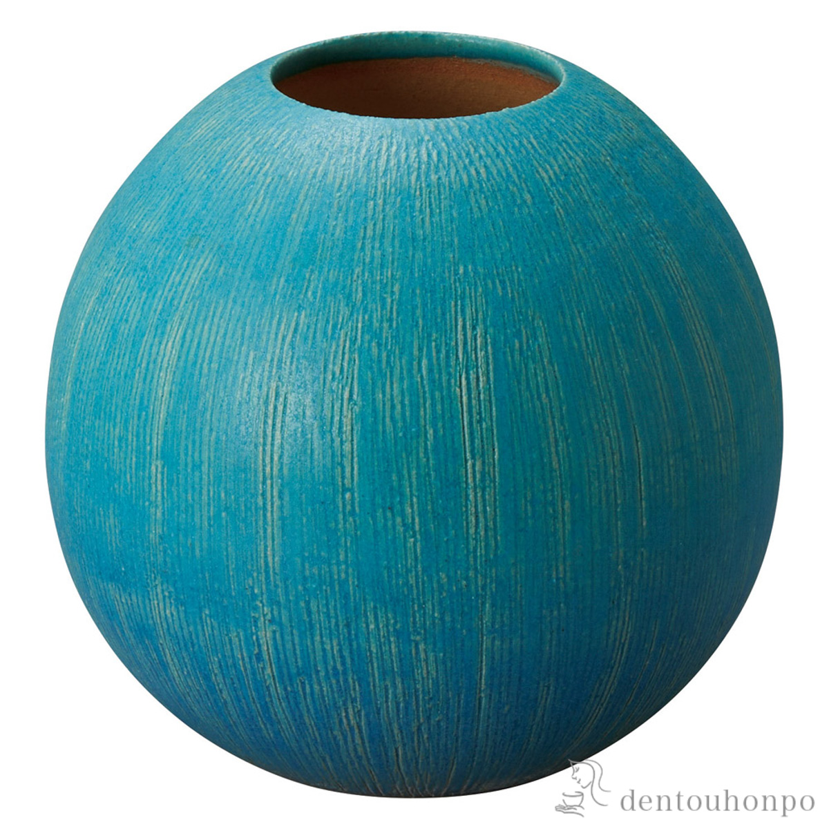 【送料無料】花瓶 玉 晴嵐≪在庫確認後、21営業日程で出荷≫ ( へちもん 木札名入れ有料 母の日 プレゼント 初任給 ガラス フラワーベース 花器 一輪挿し おすすめ 信楽焼 )