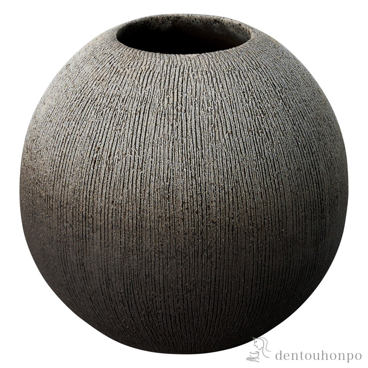 【送料無料】花瓶 玉 残雪≪在庫確認後、21営業日程で出荷≫ ( へちもん 木札名入れ有料 母の日 プレゼント 初任給 ガラス フラワーベース 花器 一輪挿し おすすめ 信楽焼 )