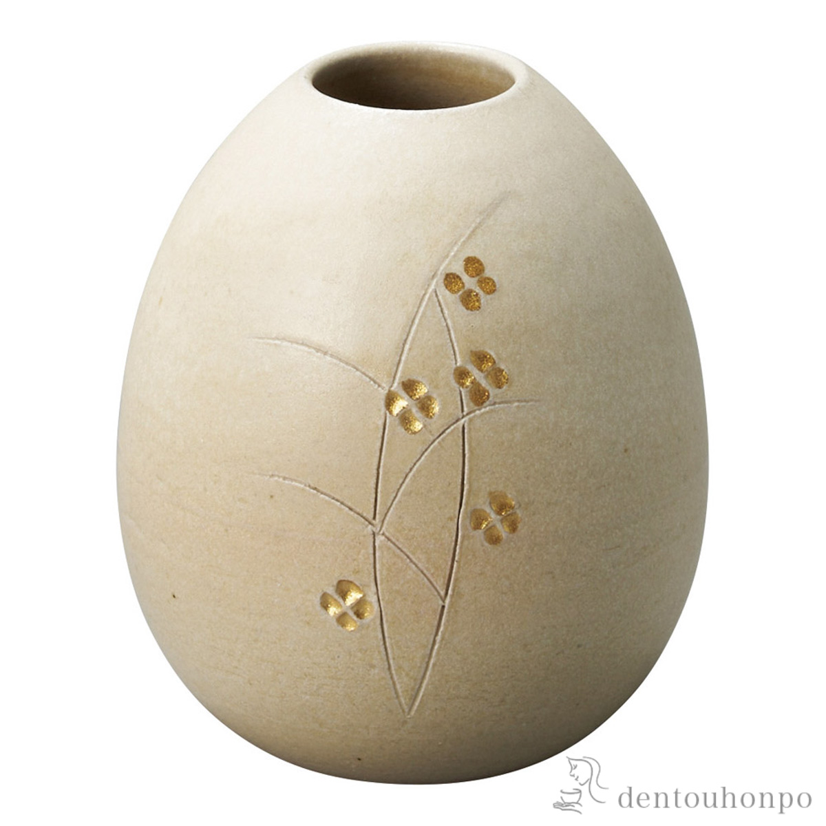 【送料無料】花瓶 なごみ 白 ナツメ≪在庫確認後、21営業日程で出荷≫ ( へちもん 木札名入れ有料 母の日 プレゼント 初任給 ガラス フラワーベース 花器 一輪挿し おすすめ 信楽焼 )