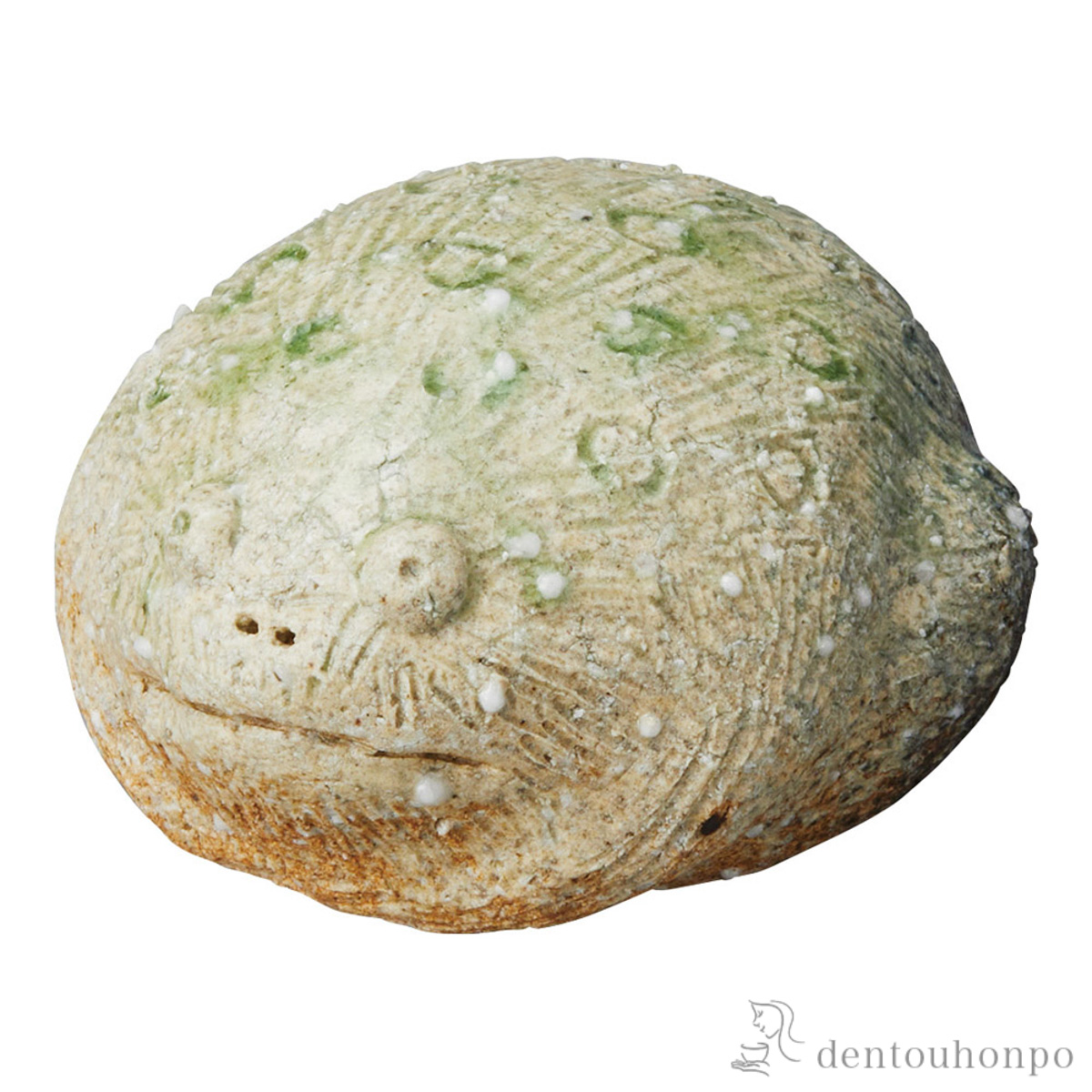 【送料無料】置物 窯守 かえる 中≪在庫確認後、21営業日程で出荷≫ ( へちもん 木札名入れ有料 母の日 プレゼント 初任給 置物 玄関 コンパクト 風水 幸運 信楽焼 )