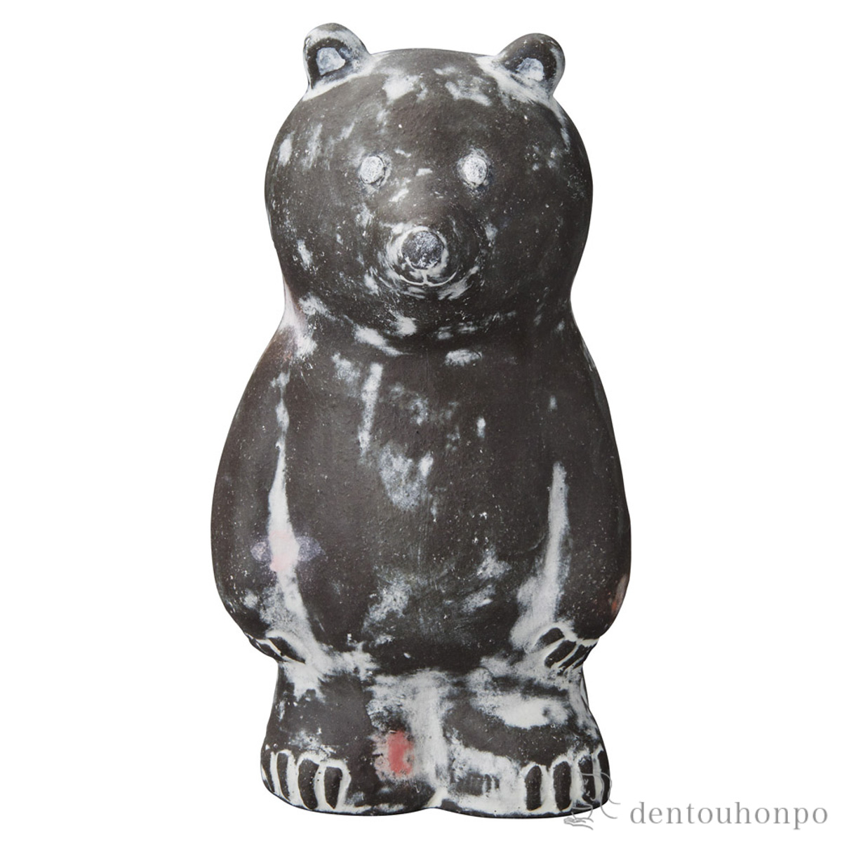 【送料無料】置物 小熊のノワ≪在庫確認後、21営業日程で出荷≫ ( へちもん 木札名入れ有料 母の日 プレゼント 初任給 信楽焼 )