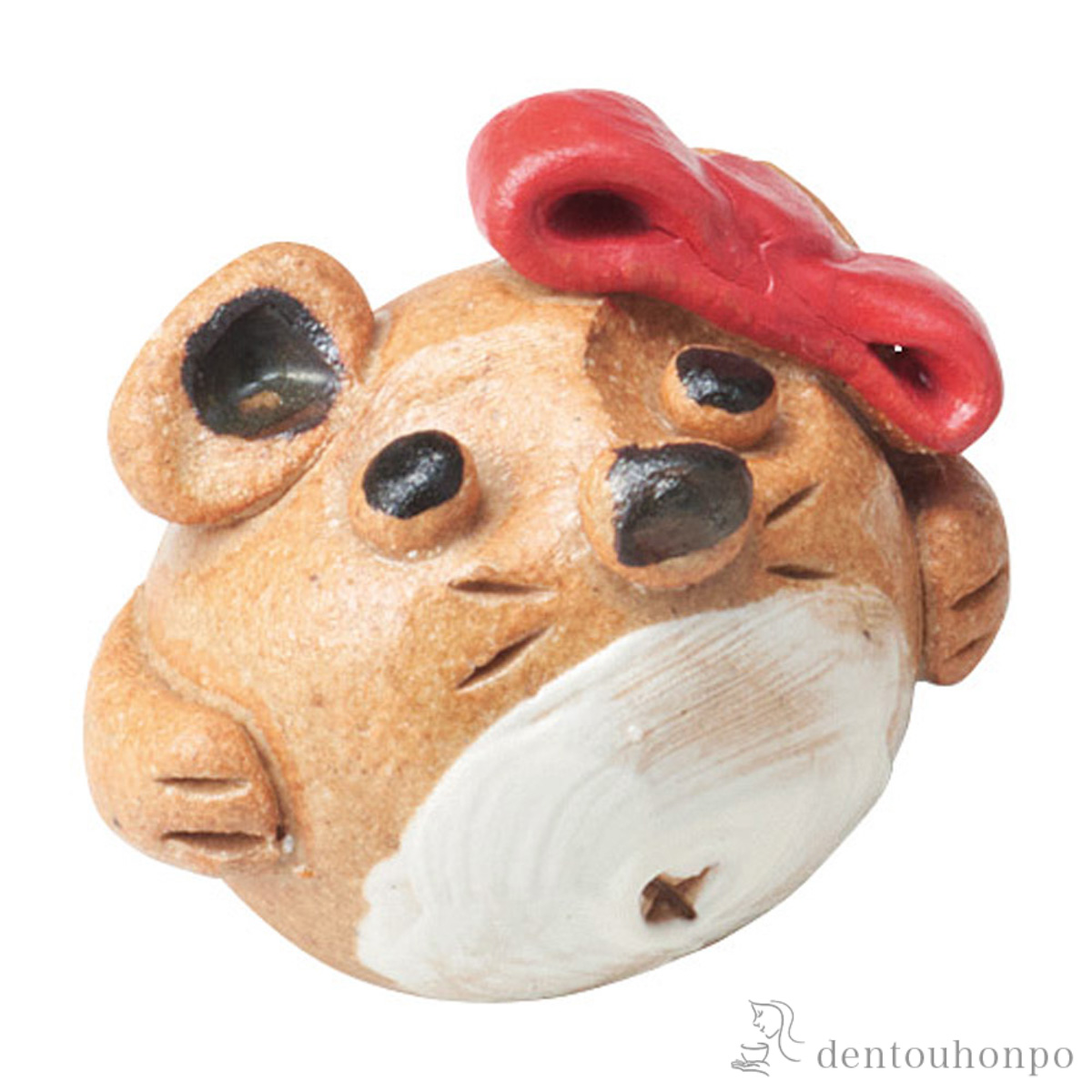 置物 ぷくぷく茶 メス 小≪在庫確認後、21営業日程で出荷≫ ( へちもん 木札名入れ有料 母の日 プレゼント 初任給 置物 幸運 風水 縁起物 人気 信楽焼 )