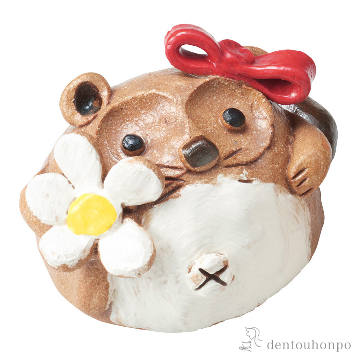 置物 ぷくぷく茶 メス 大≪在庫確認後、21営業日程で出荷≫ ( へちもん 木札名入れ有料 母の日 プレゼント 初任給 置物 幸運 風水 縁起物 人気 信楽焼 )