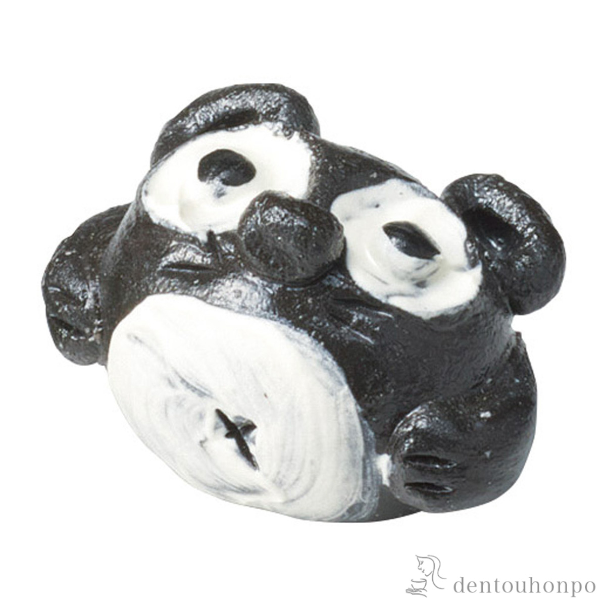 置物 ぷくぷく黒 オス 小≪在庫確認後、21営業日程で出荷≫ ( へちもん 木札名入れ有料 母の日 プレゼント 初任給 置物 幸運 風水 縁起物 人気 信楽焼 )