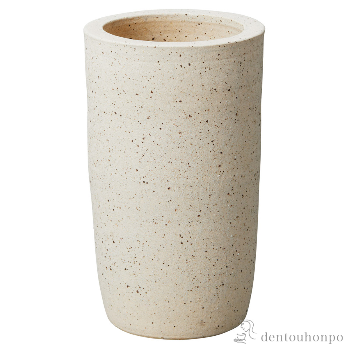 【送料無料】傘立て 白砂岩 ナロー≪在庫確認後、10~14営業日程で出荷≫ ( へちもん スリム 玄関 お店 高級 おすすめ 信楽焼 )