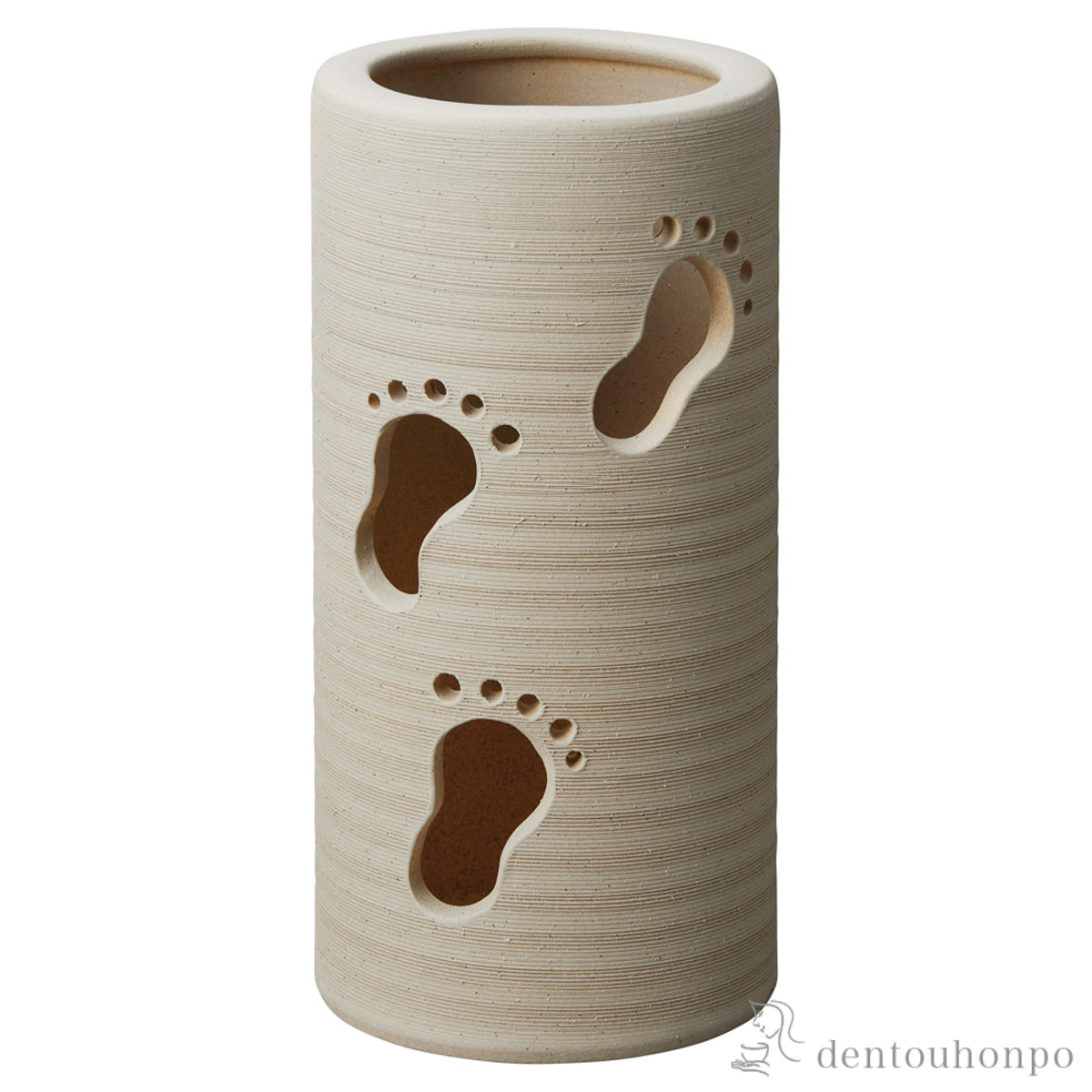 【送料無料】傘立て ステップ グレー≪在庫確認後、10~14営業日程で出荷予定≫ ( へちもん スリム 玄関 お店 高級 おすすめ 信楽焼 )