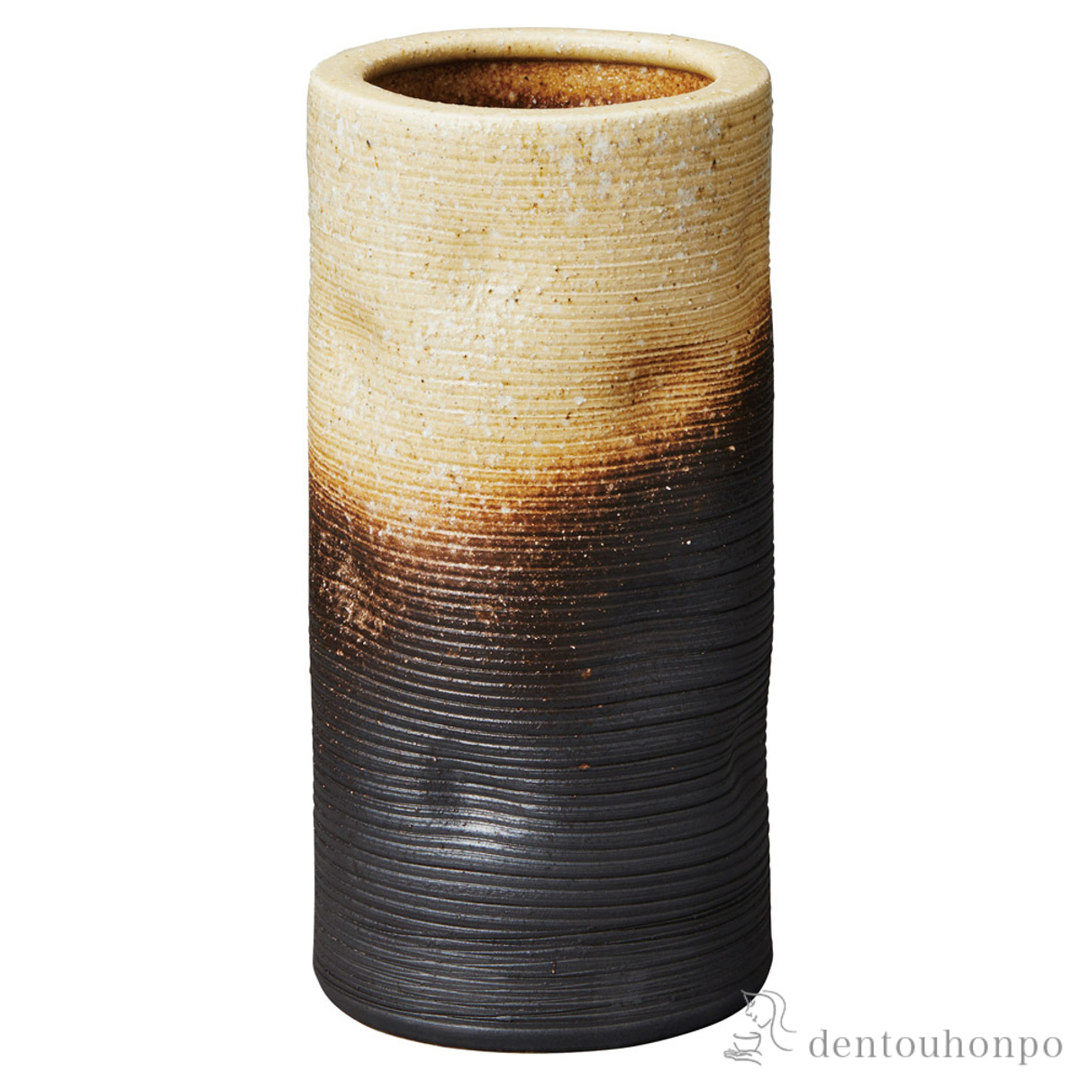 【送料無料】傘立て エコー アイボリー≪在庫確認後、10~14営業日程で出荷予定≫ ( へちもん スリム 玄関 お店 高級 おすすめ 信楽焼 )