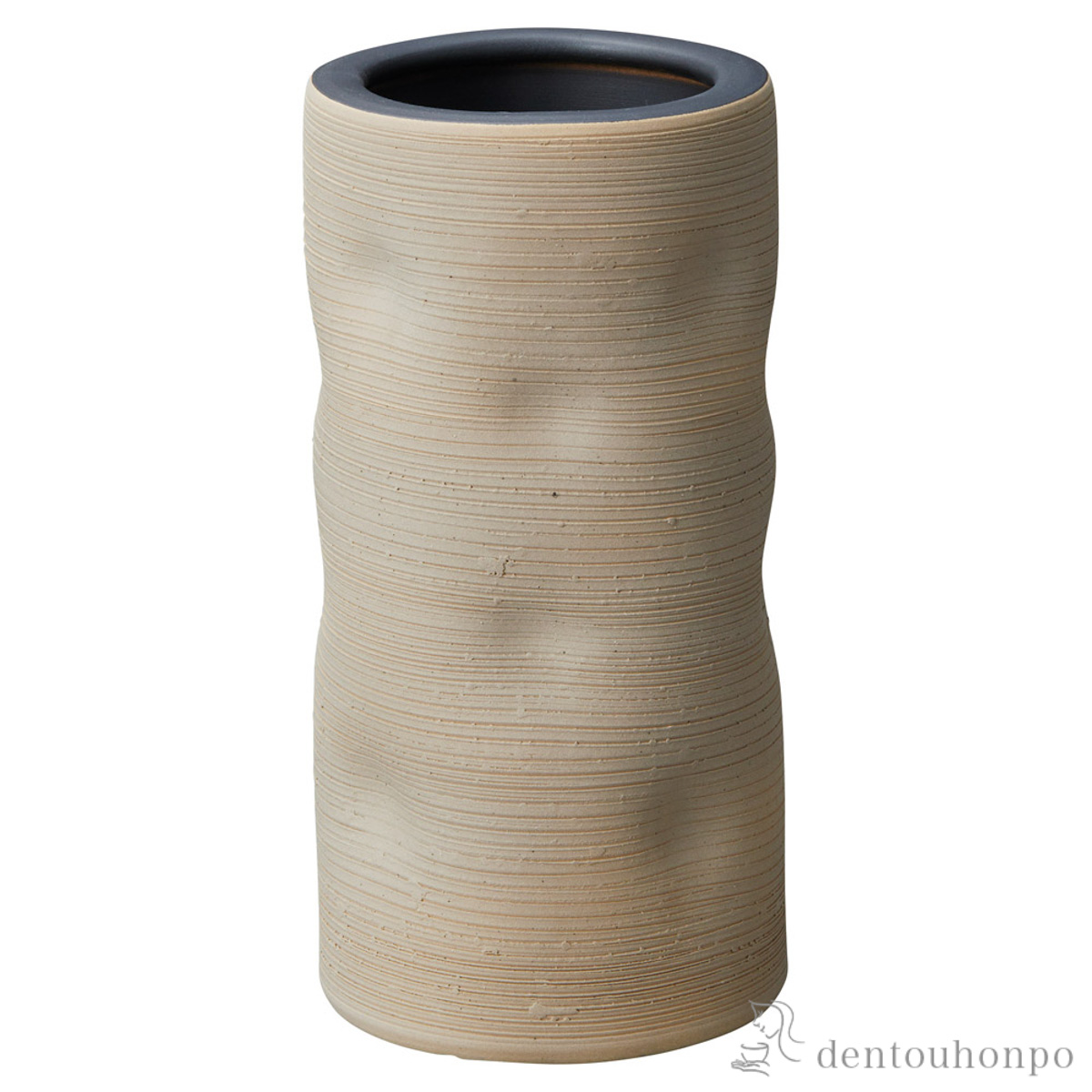 【送料無料】傘立て エコー グレー≪在庫確認後、10~14営業日程で出荷予定≫ ( へちもん スリム 玄関 お店 高級 おすすめ 信楽焼 )