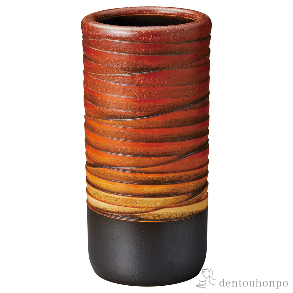 【送料無料】傘立て いとぐるま 夕焼≪在庫確認後、10~14営業日程で出荷≫ ( へちもん 母の日 プレゼント 初任給 スリム 玄関 お店 高級 おすすめ 信楽焼 )