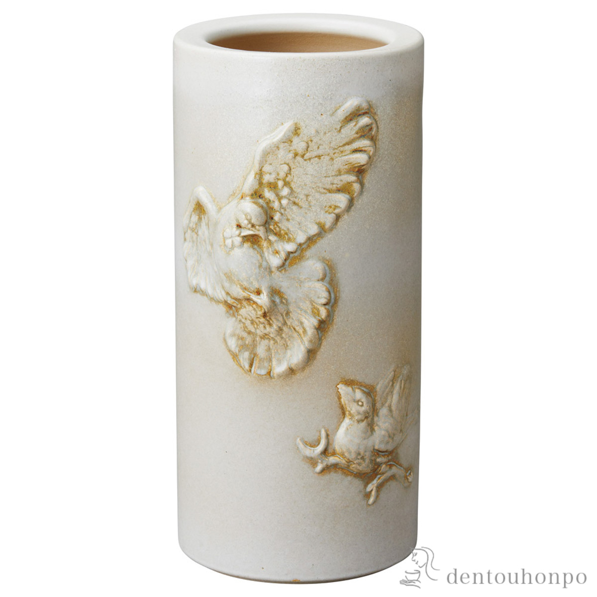 【送料無料】傘立て シエル≪在庫確認後、10~14営業日程で出荷≫ ( へちもん 母の日 プレゼント 初任給 スリム 玄関 お店 高級 おすすめ 信楽焼 )