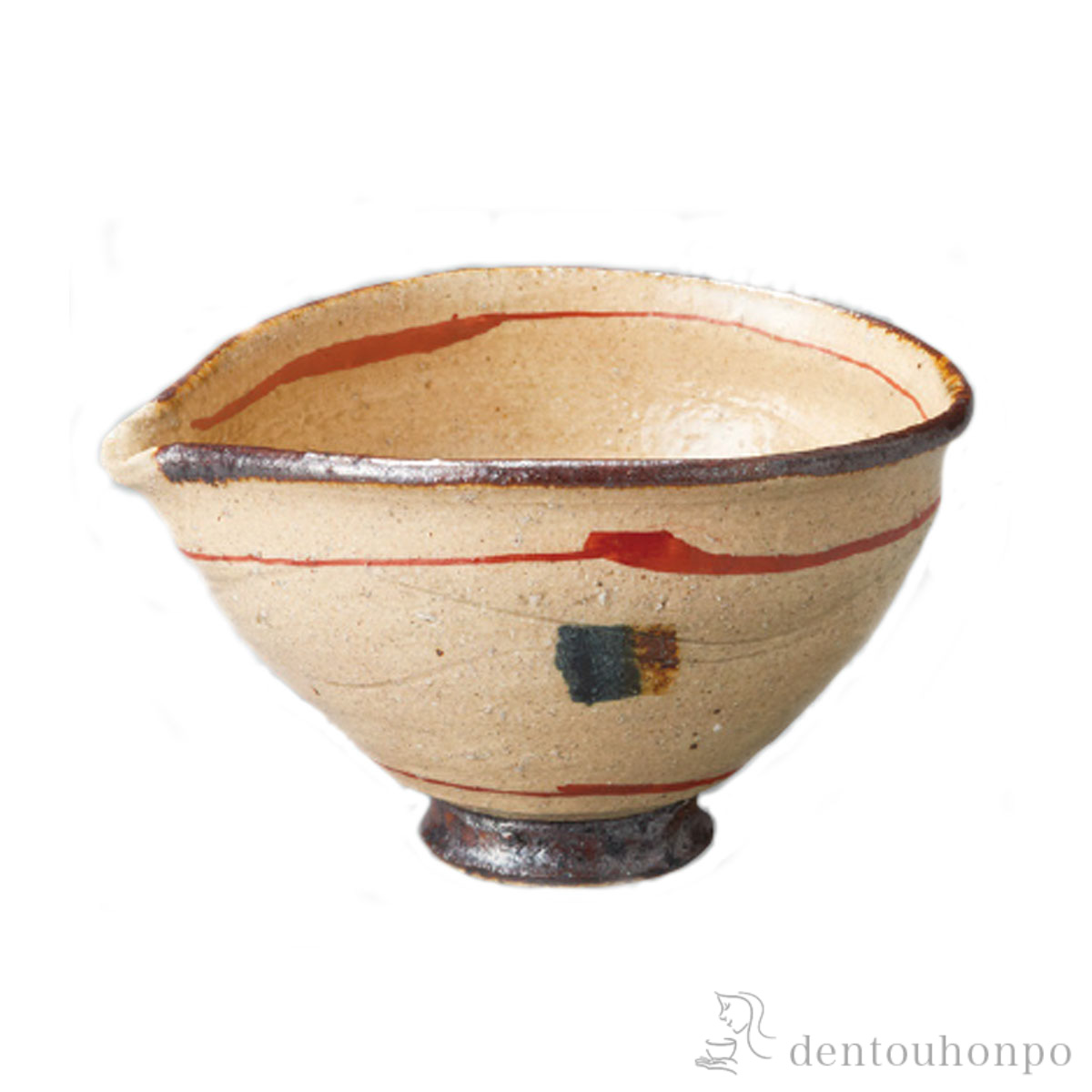 【送料無料】注器 呉須鉄絵 ３個セット≪在庫確認後、10~14営業日程で出荷≫ ( へちもん 酒器 日本酒 冷酒 片口 おすすめ 信楽焼 )