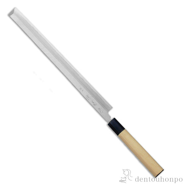 【送料無料】和包丁 堺菊守 極上（水牛柄） 蛸引 270mm 1本 名入れ彫刻無料≪在庫確認後、7営業日程で出荷≫ ( 切れ味 ナイフ 庖丁 人気 おすすめ 堺打刃物 )