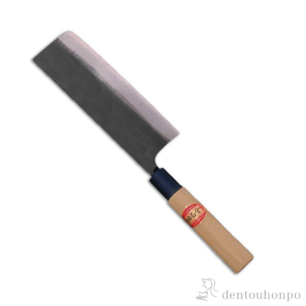 【送料無料】和包丁 堺菊守 別打（プラスチック柄） 菜切 165mm 1本 名入れ彫刻無料≪在庫確認後、7営業日程で出荷≫ ( 切れ味 ナイフ 庖丁 人気 おすすめ 堺打刃物 )