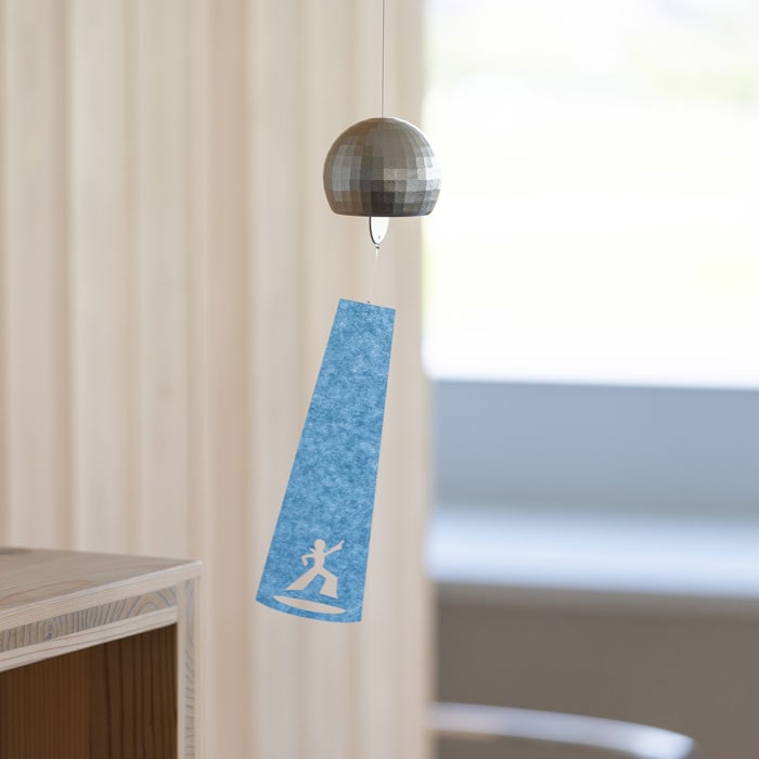 風鈴 ミラーボール 短冊付≪在庫確認後、10~14営業日程で出荷予定≫ ( 能作 受付 来客用 仏具 仏壇 人気 高岡銅器 )