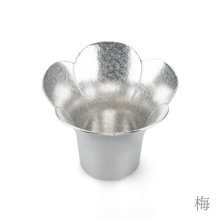 【送料無料】花小鉢 梅≪在庫確認後、10~14営業日程で出荷予定≫ ( 能作 和食 食器 おつまみ 朝食 料理 高岡銅器 )