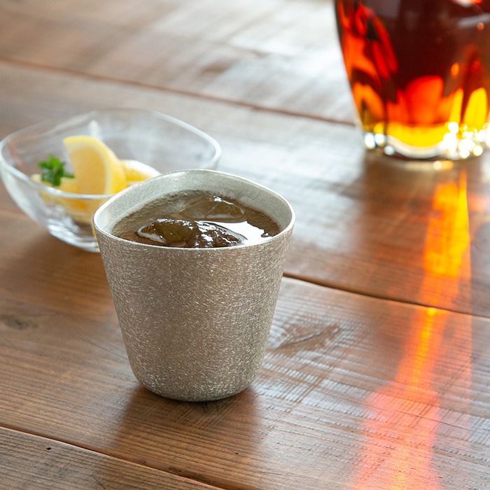 【送料無料】ロックカップ SAI≪在庫確認後、21営業日程で出荷≫ ( 能作 母の日 プレゼント 初任給 ビールグラス ビアグラス 保温 保冷 人気 高岡銅器 )