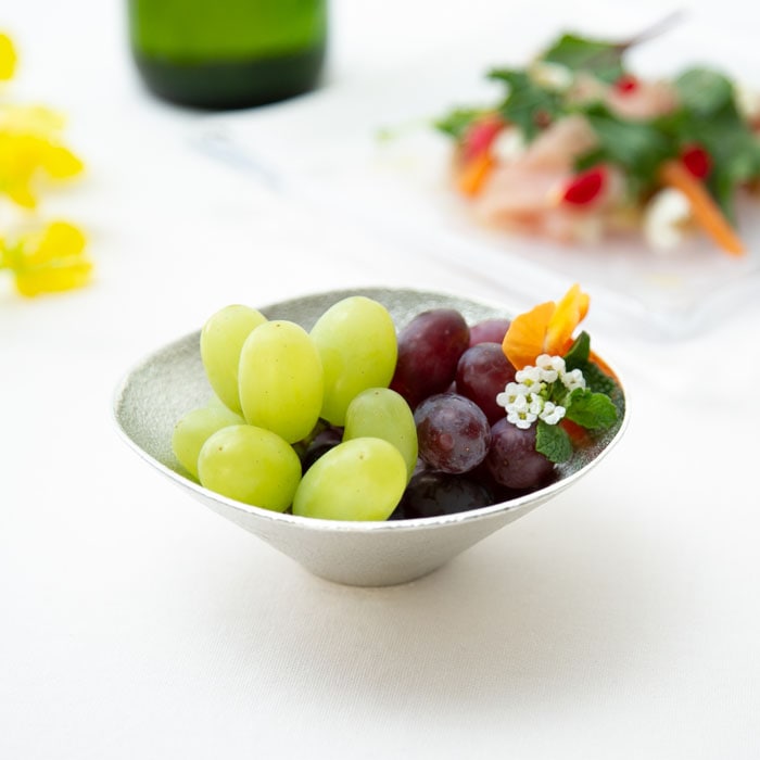 大鉢 Kuzushi Yugami 大≪在庫確認後、21営業日程で出荷≫ ( 能作 母の日 プレゼント 初任給 和食 食器 料理 食器 パーティー 高岡銅器 )