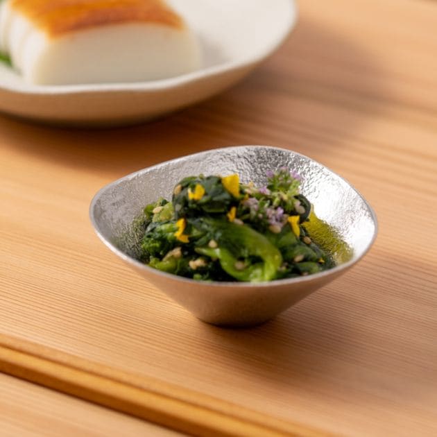 【送料無料】小鉢 Kuzushi Yugami 小≪在庫確認後、10~14営業日程で出荷予定≫ ( 能作 和食 食器 おつまみ 朝食 料理 高岡銅器 )