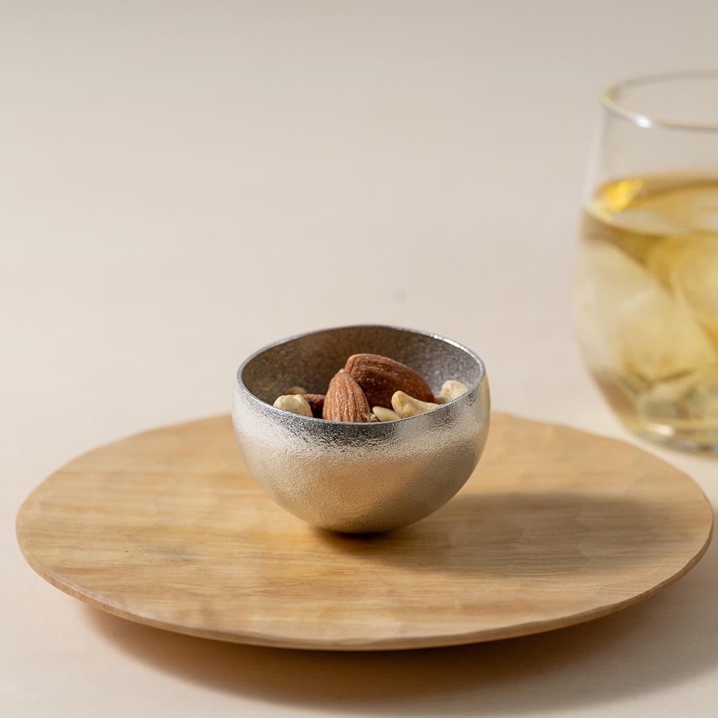 【送料無料】小鉢 Kuzushi Yure ミニ≪在庫確認後、21営業日程で出荷≫ ( 能作 名入れ有料 母の日 プレゼント 初任給 和食 食器 おつまみ 朝食 料理 高岡銅器 )