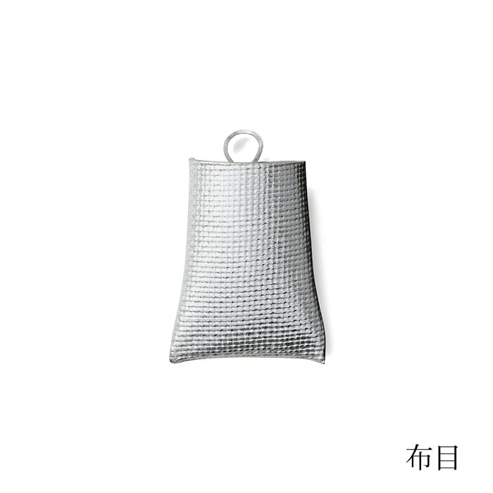 【送料無料】壁掛け花瓶 すずはな 布目≪在庫確認後、21営業日程で出荷≫ ( 能作 母の日 プレゼント 初任給 ガラス フラワーベース 花器 一輪挿し おすすめ 高岡銅器 )