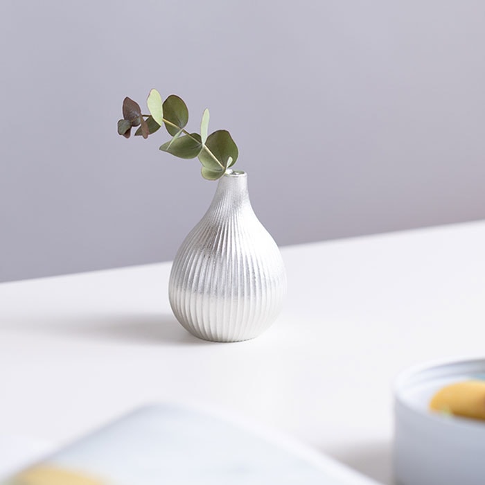 【送料無料】フルーツ花瓶 suzu いちじく≪在庫確認後、21営業日程で出荷≫ ( 能作 母の日 プレゼント 初任給 ガラス フラワーベース 花器 一輪挿し おすすめ 高岡銅器 )